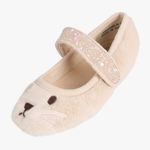 따뜻함과 스타일을 동시에! 66% 할인 퍼 플랫슈즈