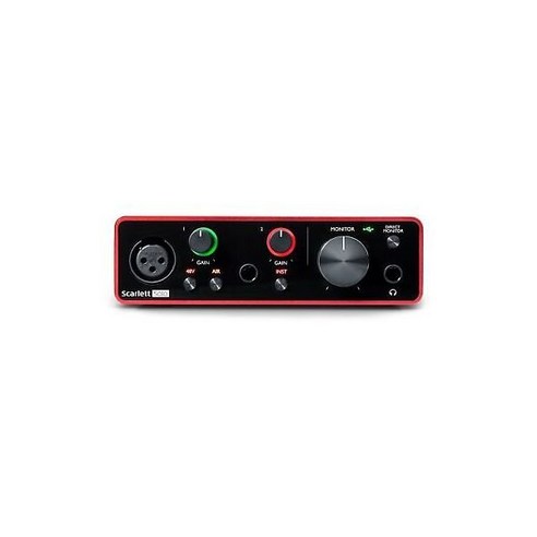 스칼렛 솔로 3세대 2인 2아웃 USB 오디오 인터페이스 포커스라이트 스칼렛2i2 스칼렛 솔로 3세대 2인 2아웃 USB 오디오 인터페이스 포커스라이트 스칼렛2i2