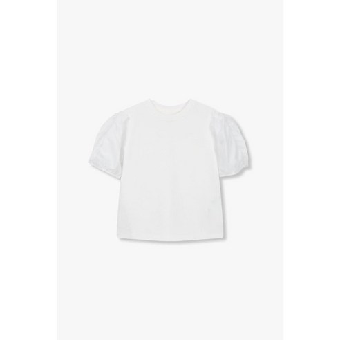 (백화점 출고) G-CUT [시흥점] [지컷] 볼륨 슬리브 이지 티셔츠 (7224240605) 119525, S, 화이트_S