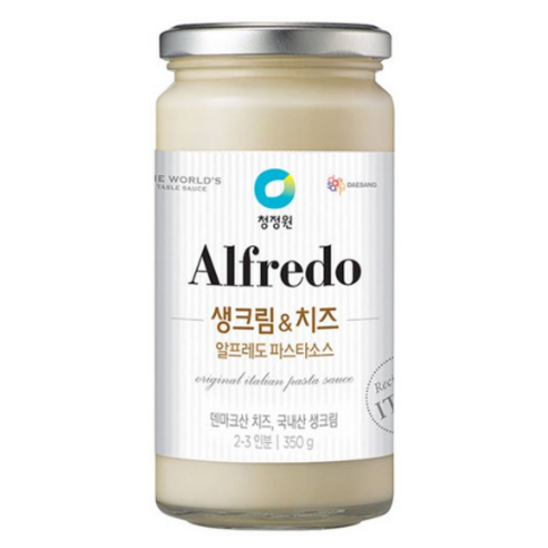 청정원 알프레도 생크림&치즈 파스타소스, 350g, 30개