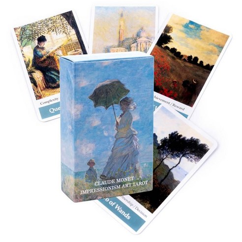 CLAUDE MONET IMPRESSIONISM ART TAROT 클로드 모네 인상주의 아트 예술 타로카드, 기본