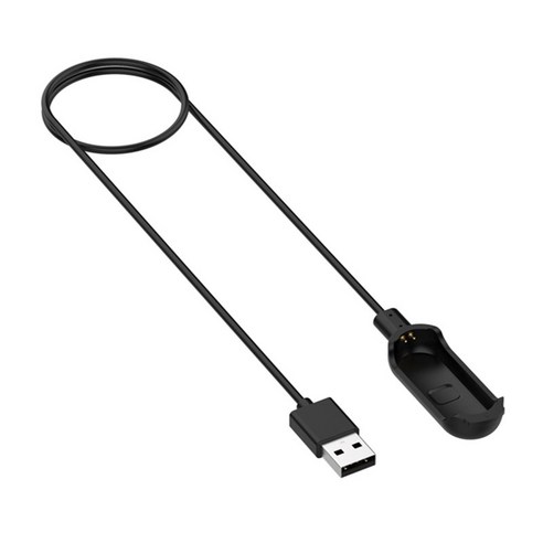 스마트 시계 충전 케이블 전원 충전기 크래들 스탠드 유지 b1 smartwatch 용 코드 클립, 검은 색, 30cm, 플라스틱
