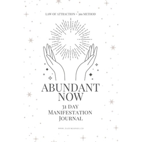 (영문도서) Abundant Now - 31 Day Manifestation Workbook + Journal: Using The 369 Manifestation Method & ... Paperback, Lulu.com, English, 9781387958023