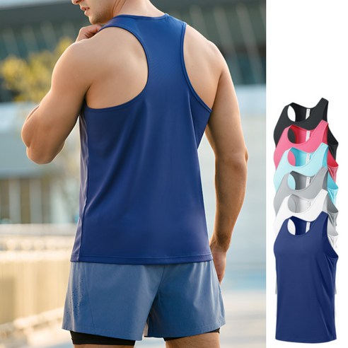 마라톤 러닝 싱글렛 러닝복 헬스 짐웨어 민소매 운동 나시