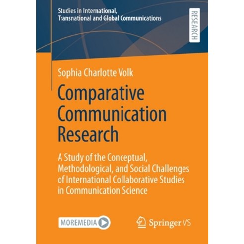(영문도서) Comparative Communication Research: A Study of the Conceptual Methodological and Social Cha... Paperback, Springer vs, English, 9783658362270