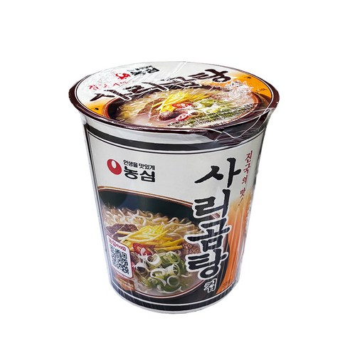 농심 사리곰탕컵 61g, 1개
