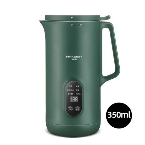 두유제조기 죽 스프 두부 미음 다기능 두유 기계, B 350ml green_EU | 220-240V