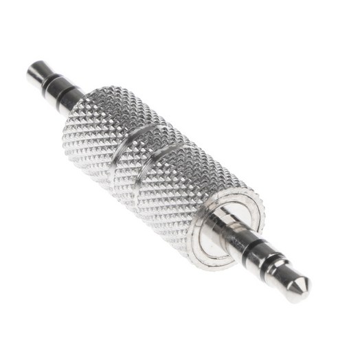 3.5mm 잭-3.5mm 오디오 남성 어댑터 커넥터, 실버, 설명, 설명