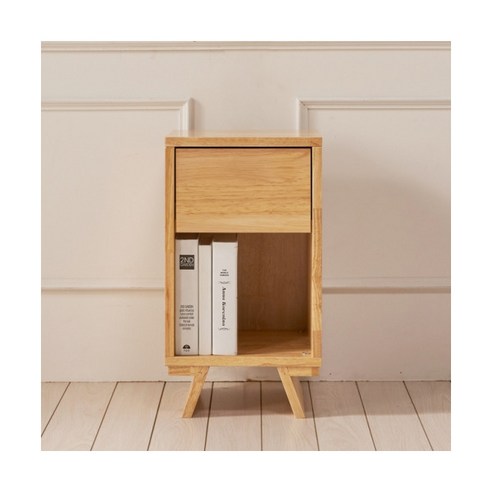 [유에프오] [UFO] (착불) 비에스디자인 포코 높은 서랍형 원목협탁(내추럴), 상세 설명 참조