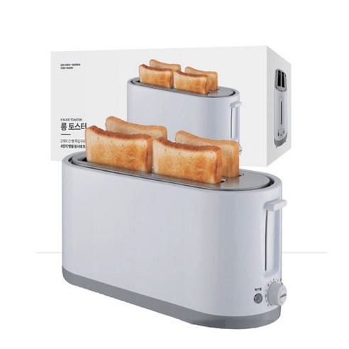 4구 토스터기 (2구 롱슬롯) 식빵 토스트기 팝업 가정용 게스트하우스 펜션 업소용 토스터 FT4006 에이포트