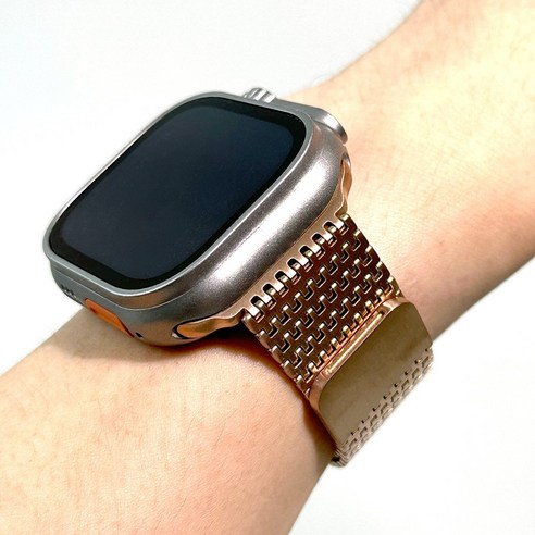 캘릭스 솔리드 티타늄 밀레니즈 스트랩: 애플워치를 위한 내구성과 세련된 업그레이드