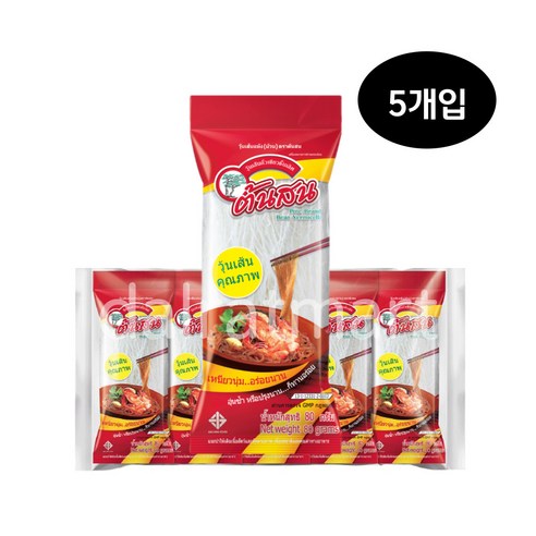 톤손 버미셀리 녹두당면 소포장, 80g, 5개