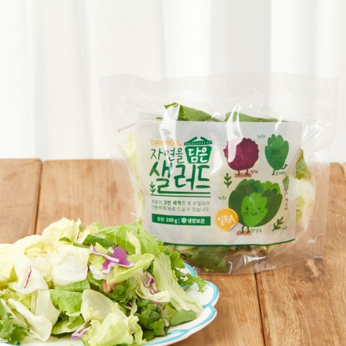 3분 완성! 건강한 아침, 데이밀 자연을담은 샐러드