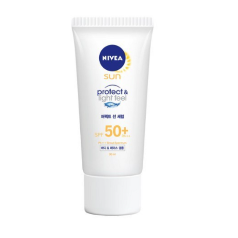 니베아 프로텍트 앤 라이트 필 퍼펙트 선 세럼 SPF50+ PA+++, 90ml, 75개