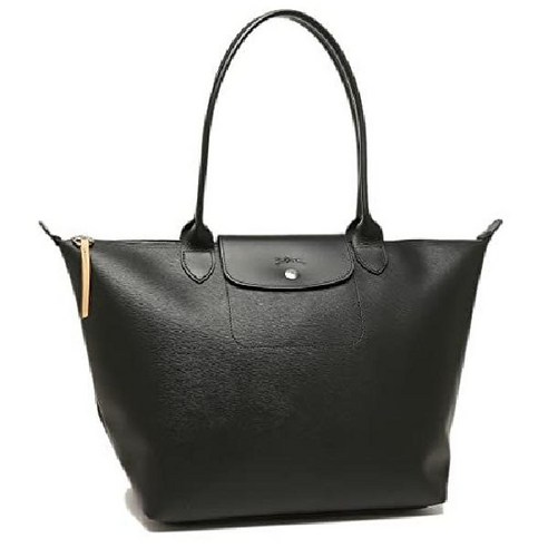 [P10 배 525 0시 ~ 526 9시] 론샨 토트 백 프리아지 시티 L 사이즈 블랙 여성 LONGCHAMP L1899 HYQ 001 A4 대응 []