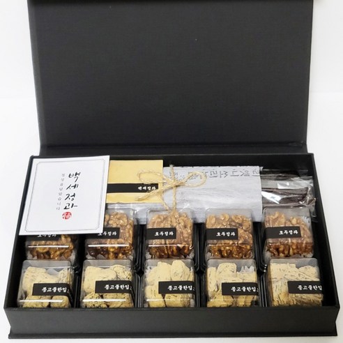 백세정과 프리미엄 도라지정과 300g-C 답례품 명절 부모님 선물 세트 고급 보자기포장, 1개, 보자기 A - 실크 홑보자기+3단 국화 매듭, 300g