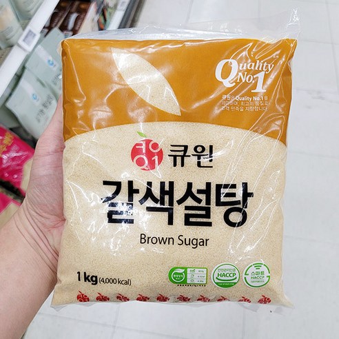 큐원 갈색설탕, 1kg, 1개