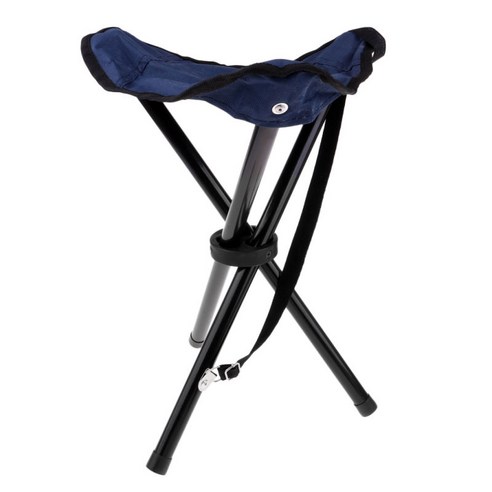낚시 잔디밭 3개의 다리를 가진 휴대용 초경량 의자 발판을 하이킹하는 접히는 의자, 39x30cm, 옥스포드, 스틸, 무작위