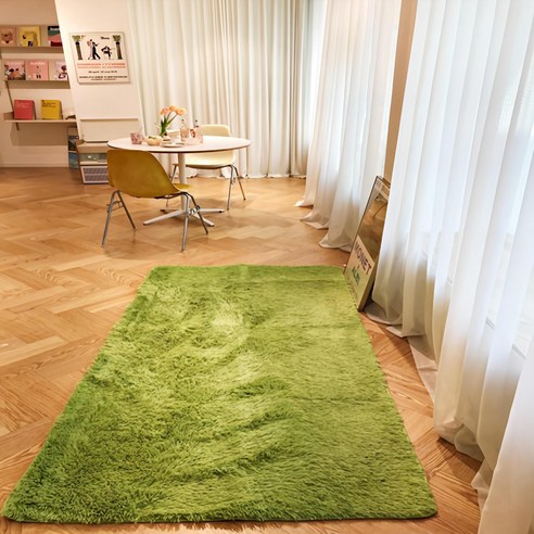 칙칙한 베란다, 초록빛 생기를 불어넣다! 잔디러그 사용 후기 베란다러그