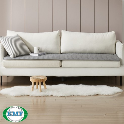 더안 전자파안심 EMF 탄소매트 전기장판 MelangeGray, 미니(70 x 180 cm)