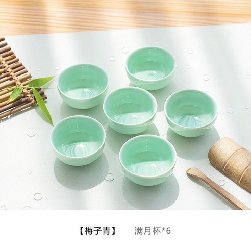 FREELIFE 전통찻잔세트 예쁜 도자기 JP-414, 6pcs 40ml-685