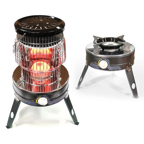 휴대용 CAMP21 캠핑난로 CEH-T3 가스히터 – 야외용 가스렌지 및 낚시/차박용 난로 신일가스난로