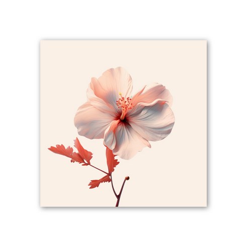 [당일배송!] 화사한 꽃 캔버스 그림 액자 부귀 꽃 그림 액자 재물운 재물복, 4.Light pink