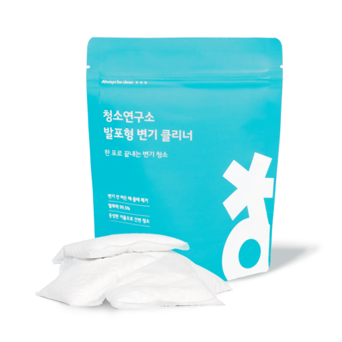 청소연구소 발포형 세정제 변기 클리너 5p, 200g, 1개