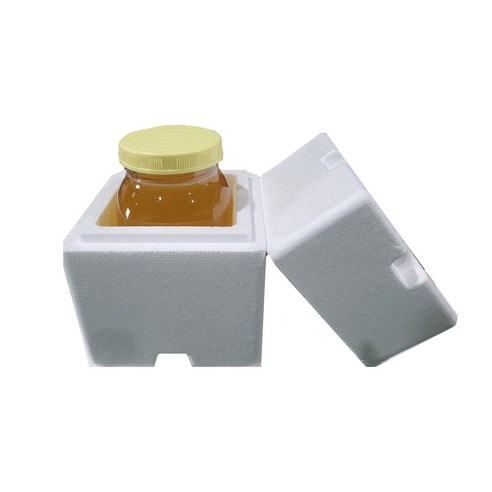 2.4kg 1구 포장 스티로폼박스 - 대한양봉원 꿀포장 꿀병포장 꿀박스 - 양봉용 자재 | 쿠팡