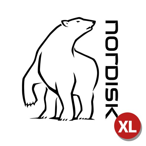 캠핑 데칼 스티커 040. 노르디스크 nordisk, XL검정