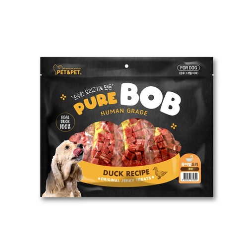퓨어밥 300g, 10개, 오리 큐브