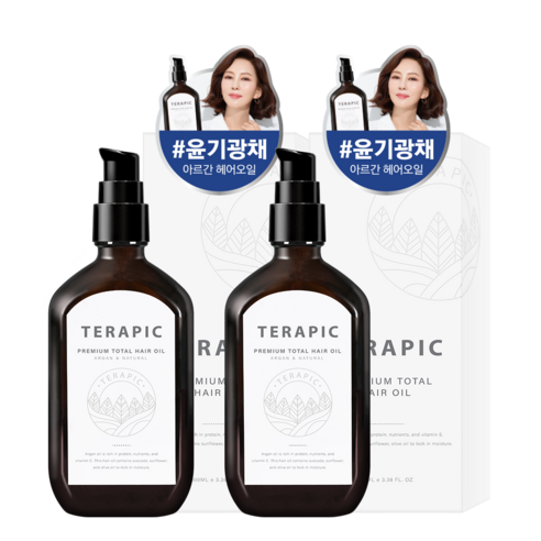 테라픽 프리미엄 토탈 헤어오일, 100ml, 2개