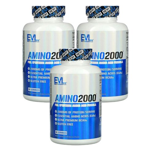 EVLUTIONNUTRITION 아미노 2000 베지캡슐, 3개, 150정