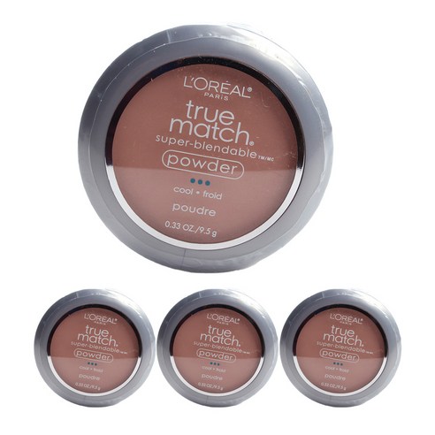로레알파리 트루 매치 슈퍼-블렌더블 파우더 9.5g, Shell Beige, 4개
