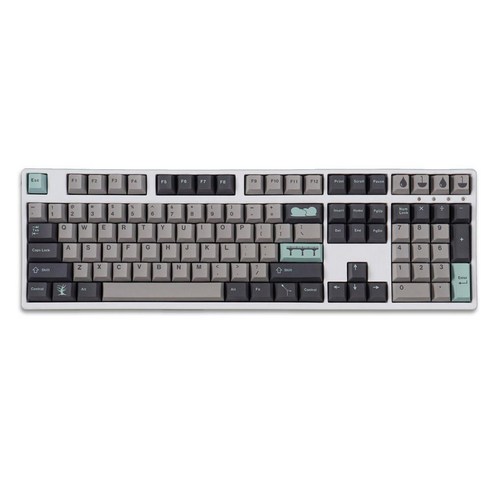 키보드키캡 그레이 비오는 기계식 키보드 키 캡 GMK 129 PBT 승화 스페이스 바 액세서리 Q9C2