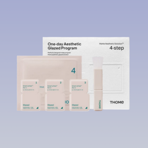 톰 원데이 에스테틱 글레이즈드 솔루션 프로그램: 단 하루 만에 완성하는 눈부신 광채 피부의 비밀 톰프로그램