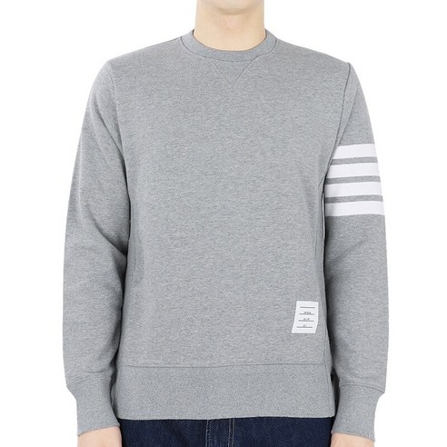 디몬트 24 S/S 톰브라운 남성 사선완장 맨투맨(그레이) MJT021L 00535 068