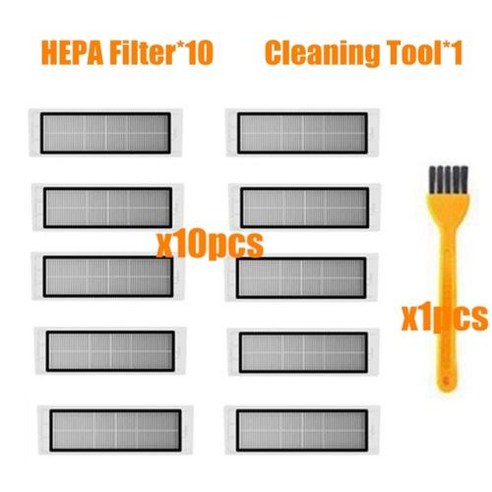 창문로봇청소 유리창로봇청소기 창문 유리창 청소 로봇 자동 샤오미 로보락 청소기 전용 액세서리 구성품헤파 필, 20.XMRoborockfilter10