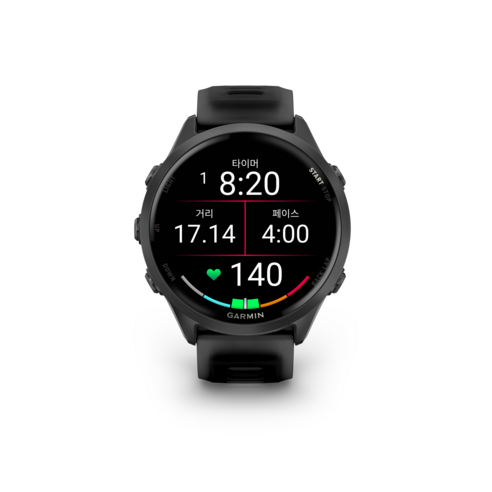가민 러닝 GPS 스마트워치 47mm 포러너 570, GPS + 블루투스, 3.54cm, 블랙