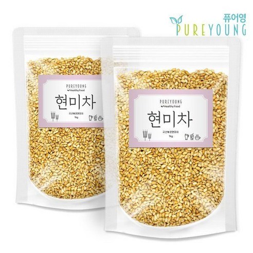 고소함과 향긋함으로 건강한 하루를 시작하는 볶은 현미차!