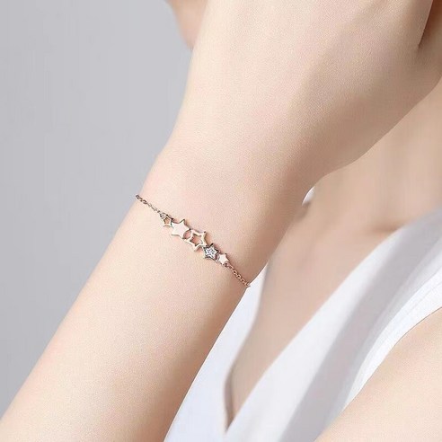 코코유 14K 도금 여성 별 팔찌 선물 추천 YZ-SL02 - 팔찌/발찌 | 쿠팡