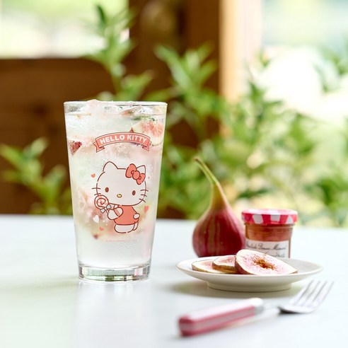 [Sanrio] 마이스위트 유리컵 (5종), 1개, 헬로키티
