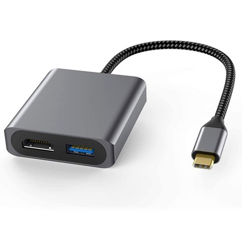 4K Type-c-HDMI 호환 어댑터 5Gbps 휴대용 알루미늄 하우징 남성-여성 USB-C 어댑터 허브 액세서리, type0