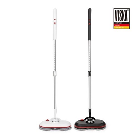 [비스카] 듀얼스핀 물걸레청소기 VK-180DS, 화이트