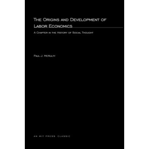 The Origins and Development Of Labor Economics Paperback, MIT Press, English, 9780262630979