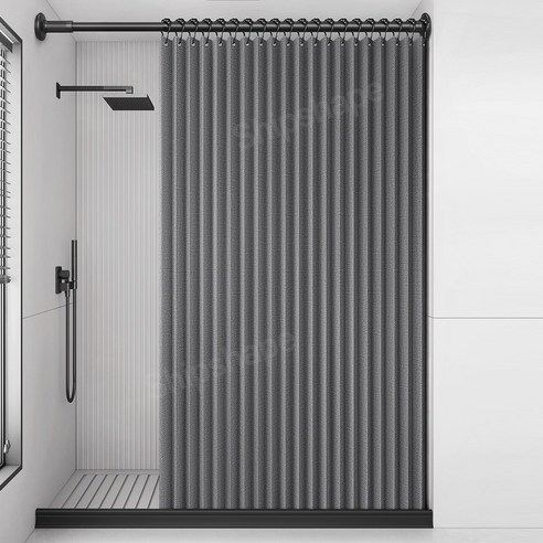 프라이버시를 지키는 샤워커튼의 진수