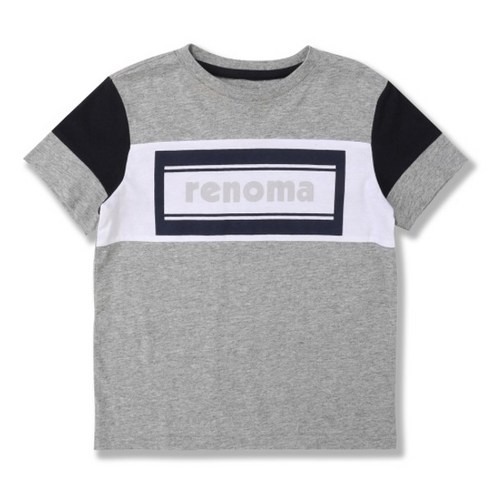 레노마 키즈 남아 로고프린트배색멜란지TS R1821T107