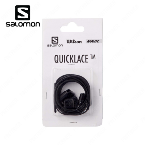 살로몬 퀵레이스 블랙 신발끈 Salomon Quicklace, 1개