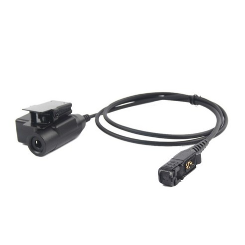 PTT U94 모토로라 P6600 6620 XPR3300 Kenwood Walkie Talkie, 하나, 보여진 바와 같이