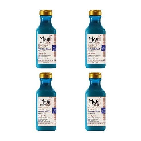 마우이모이스처 코코넛 밀크 샴푸, 385ml, 4개
